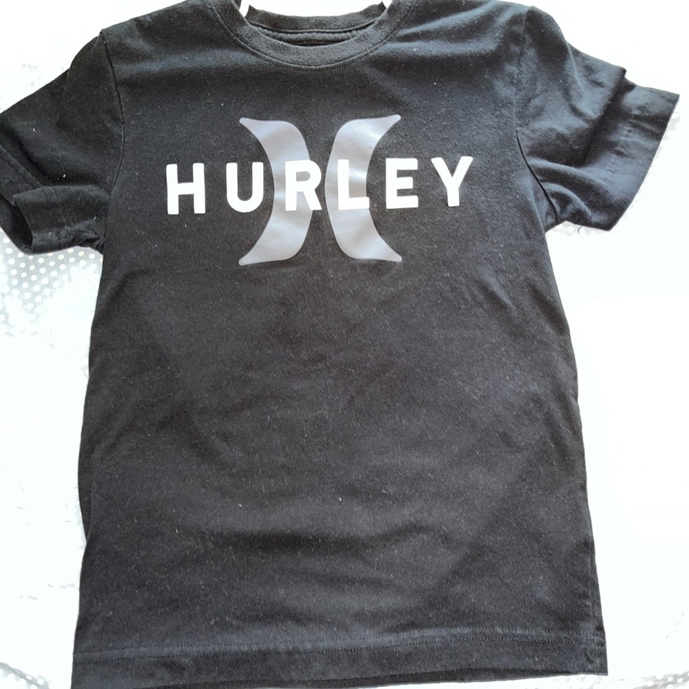 Boys size 8 Hurley Charcoal Tee